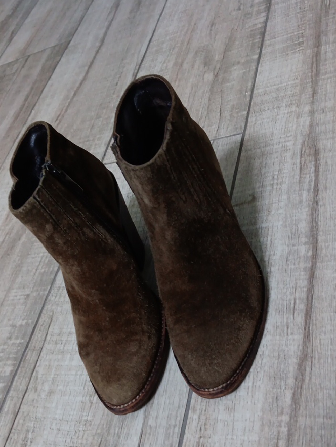 Aquatalia ..Suede Booties..Size 6.5